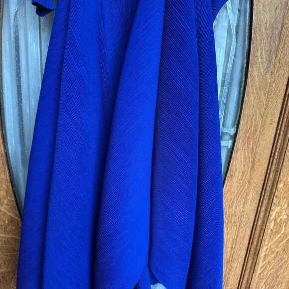 Beulah Style Royal Blue Special Occasion Midi Dress - Picture 7 of 9